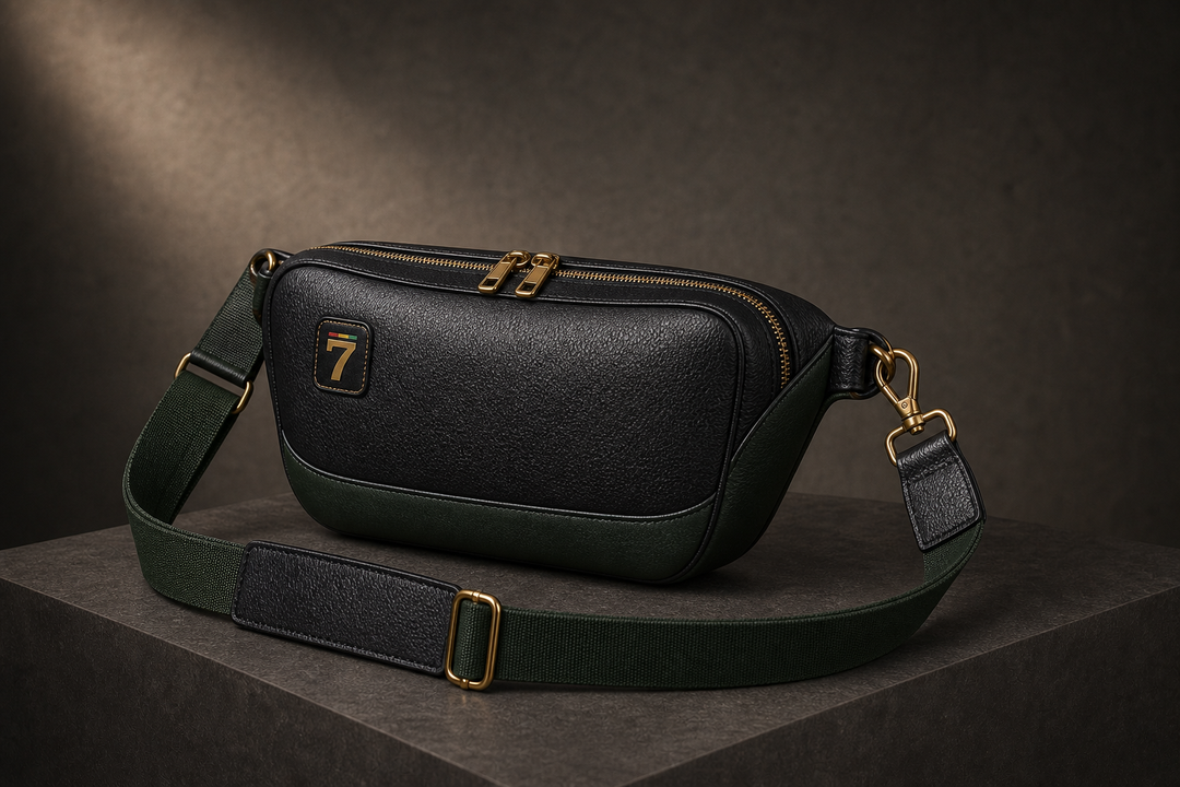 Leather crossbody bag