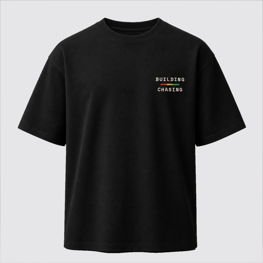 Black tee — front
