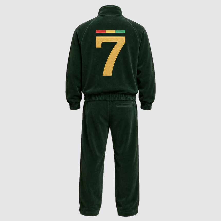 Velour tracksuit — back